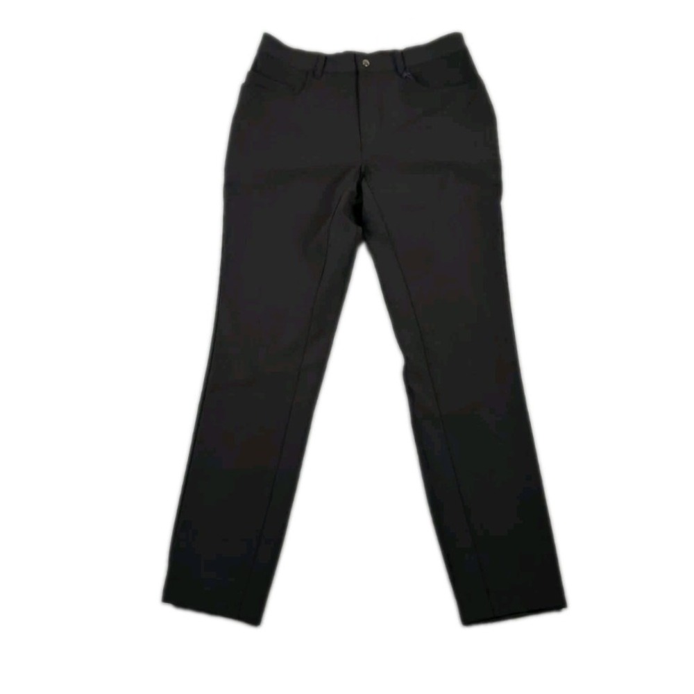 NWT State & Liberty Athletic Fit Stretch Tech Chino Casual Mens 33X31 Black